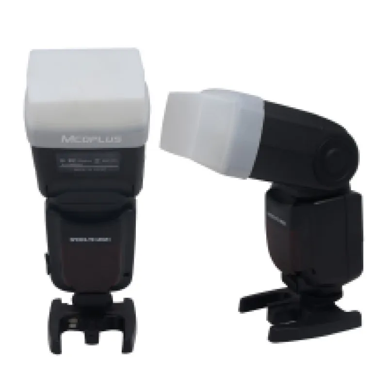 Mcoplus Silikon Flash Önü Difüzör Şeffaf
