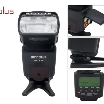 Mcoplus MCO-430 Canon Uyumlu Tepe Flaşı 