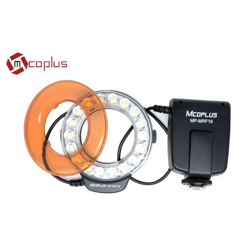 Mcoplus MRF18 LED Makro Ring Flaş Işık (Nikon / Canon / Olympus / Pentax UYUMLU)
