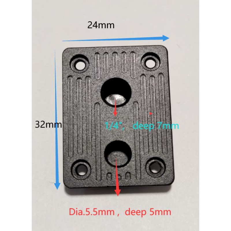Camten MC-2500 KAMERA ALT TRİPOD BAĞLANTI YUVASI METAL 