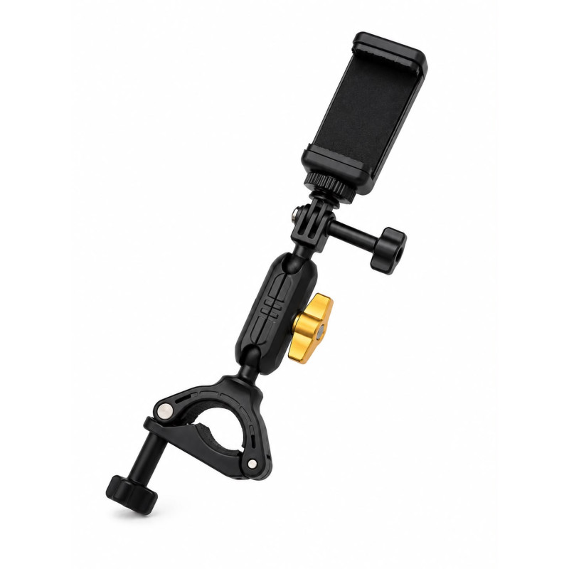 Camten CLP-16 Motosiklet & Bisiklet Gidon Kamera ve Telefon Kelepçesi 