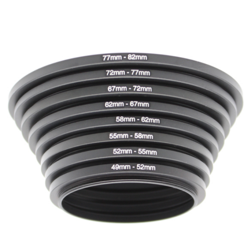 CAMTEN STEP UP RING SET 9 LU  (37-49,49-52,52-55,55-58,58-62,62-67,67-72,72-77,77-82)