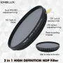 Emolux 49mm COMBI NDP  FILTRE 1-8 F/STOP VARIABLE & POLARIZE