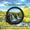 Emolux 40.5mm COMBI NDP  FILTRE 1-8 F/STOP VARIABLE & POLARIZE