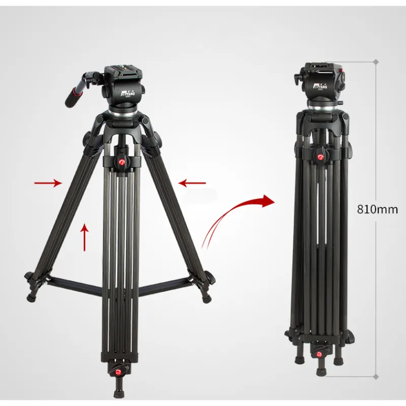 Jieyang JY0606B 185 cm Video Tripod