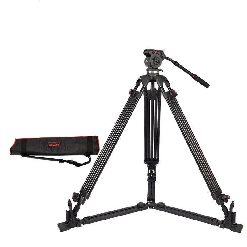 Jieyang 0508 AD Broadcast Video Tripod 165 cm Spreader İle