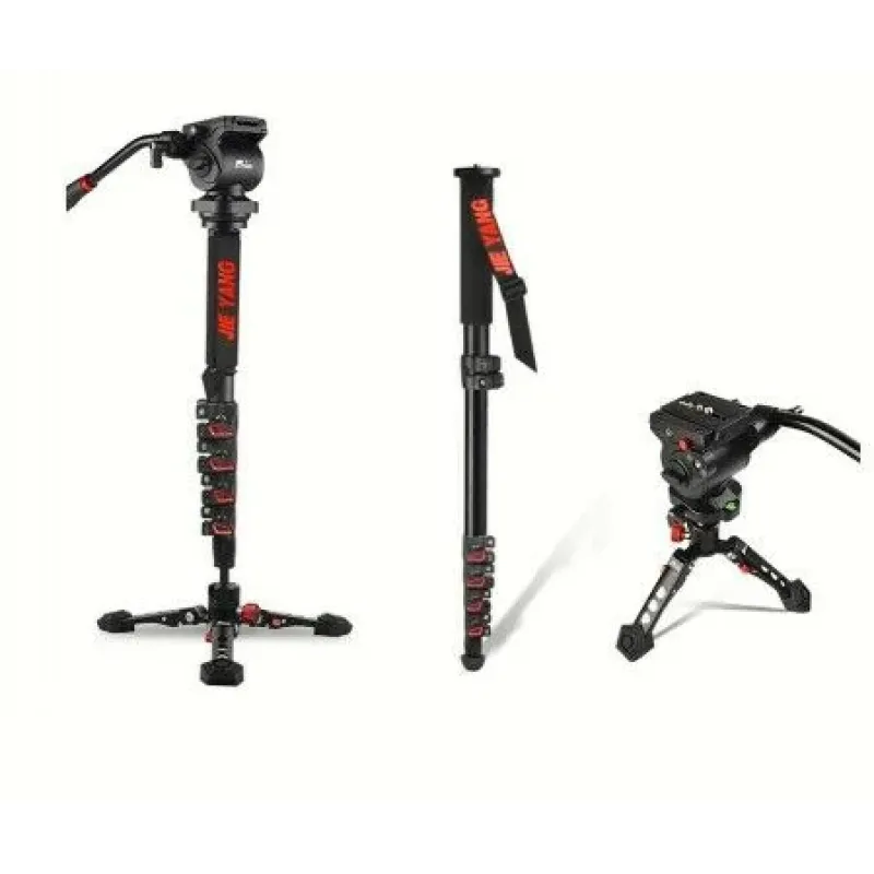 JIEYANG 0518C CARBON FİBER MONOPOD Mandallı Kilit Sistemi Kırmızı 160 CM YENİ LEG İle JIEYANG 0518C CARBON FİBER MONOPOD Mandallı Kilit Sistemi Kırmızı 160 CM YENİ LEG İle