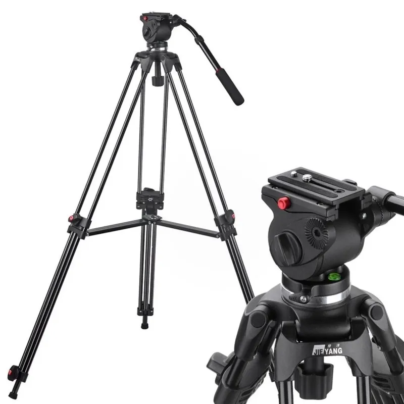 Jieyang JY0606A Alüminyum Video Tripod Kit