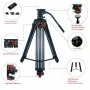 Milica MLK-901A 160cm Çantalı Profesyonel Video Tripod