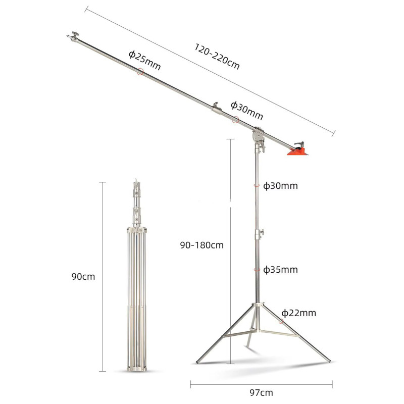 Milica SSS-BOOM STAND ÇELİK 