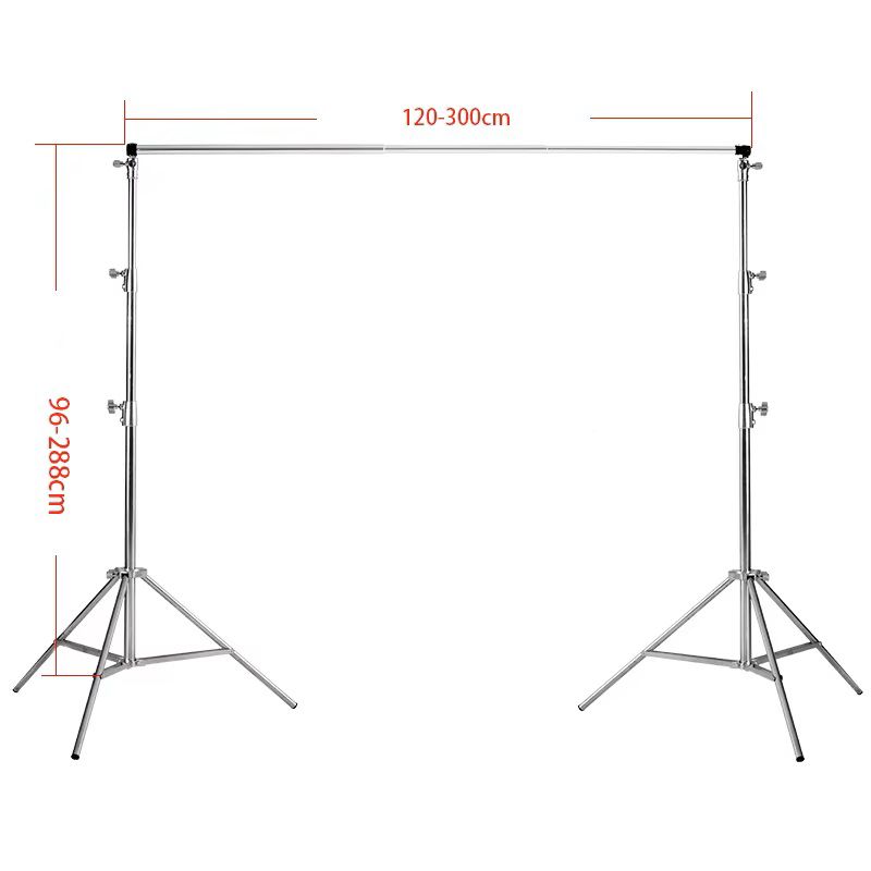 Milica SBGS-288 FON STANDI 2,8 MT IŞIK AYAĞI İLE 3 METRE ORTA BORU ÇELİK 