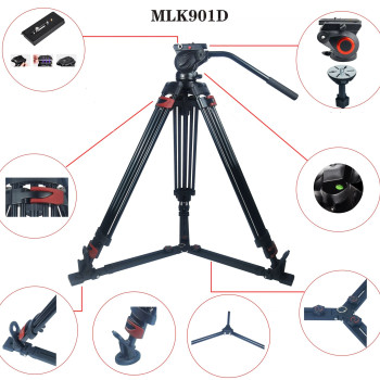 Milica MLK-901D 177cm Çantalı Profesyonel Video Tripod 
