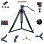 Milica MLK-901D 177cm Çantalı Profesyonel Video Tripod 