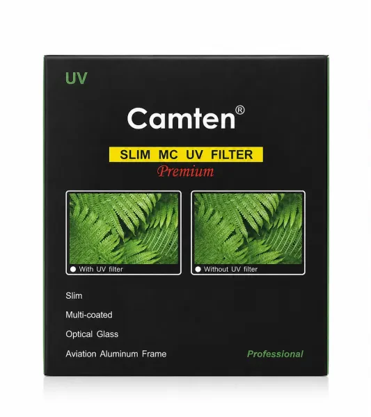 CAMTEN CU82 SLIM MC UV FİLTRE 82mm