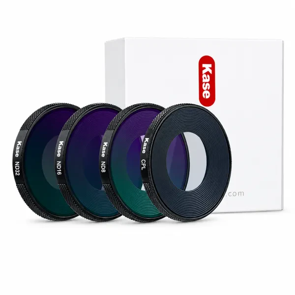 KASE DJI Osmo Action 6 uyumlu 4 lü Filtre SETİ / CPL ND8 ND16 ND32