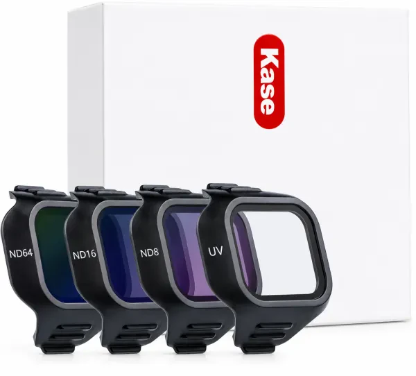 KASE DJI Mini 5 Pro Uyumlu 4'lü Filtre Seti (MCUV + ND8 + ND16 + ND64)