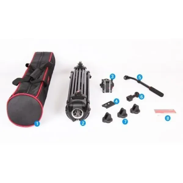 JieYang JY0508AM Video Tripod Kit - görsel 5