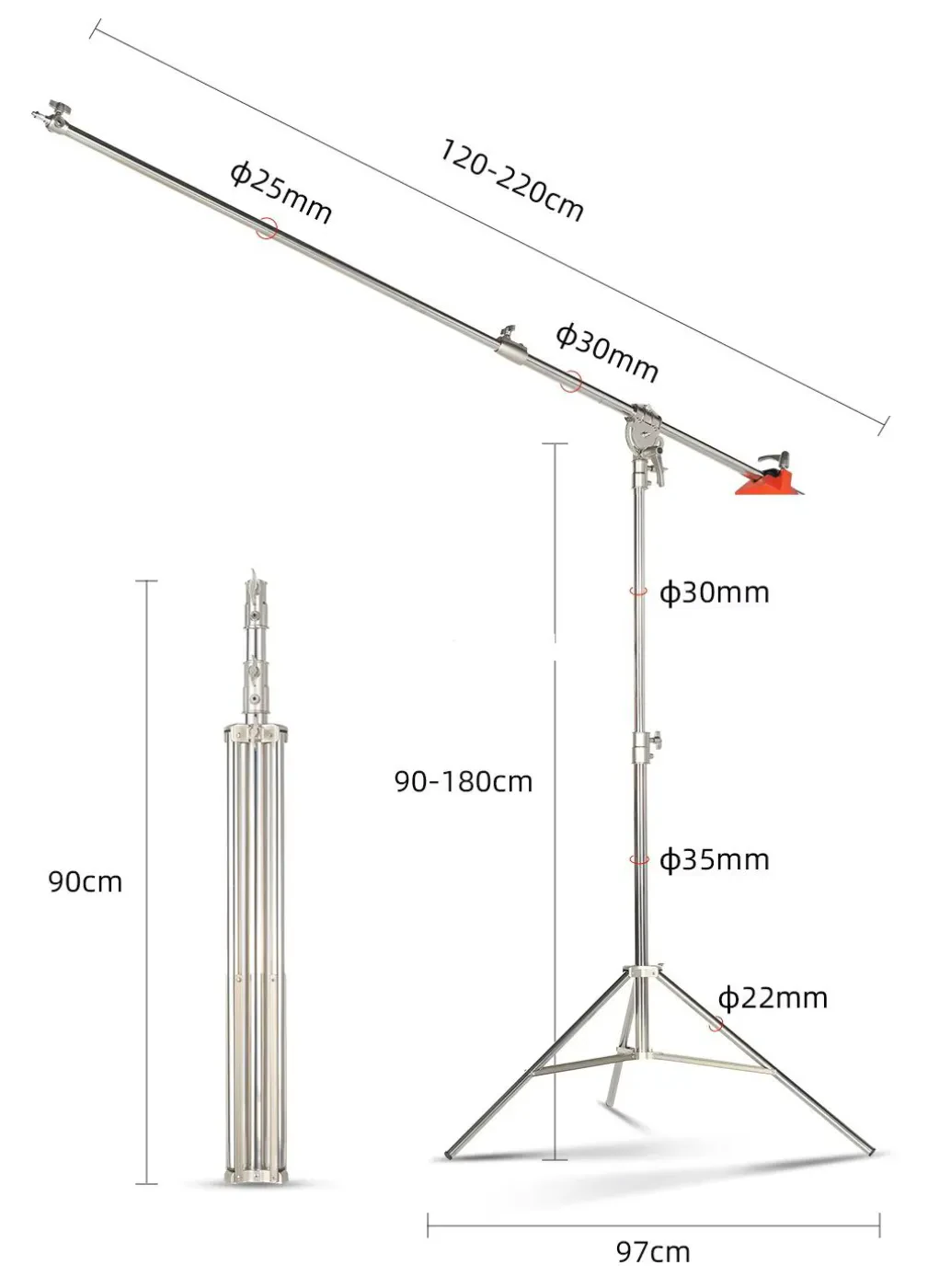 Milica SSS-BOOM STAND ÇELİK