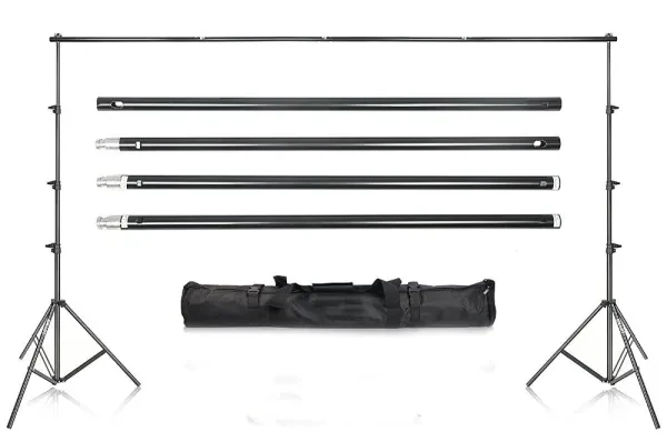 Milica BGS-2,8*3A  ALÜMİNYUM FON STANDI 2,8 MT IŞIK AYAĞI İLE 3 METRE ORTA BORU