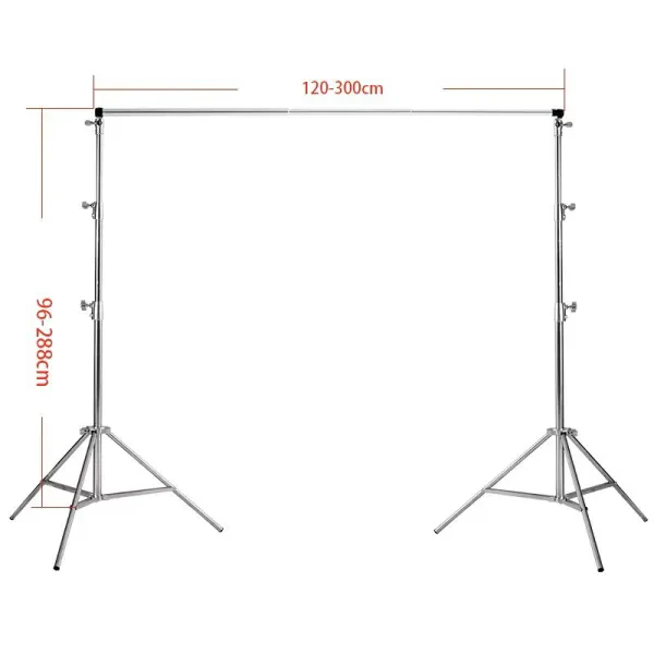 Milica SBGS-288 FON STANDI 2,8 MT IŞIK AYAĞI İLE 3 METRE ORTA BORU ÇELİK